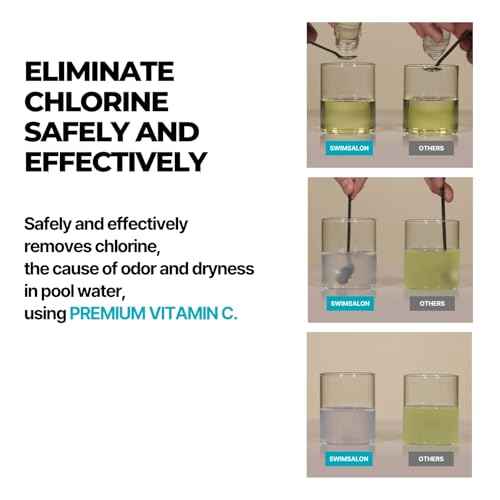 Chlorine Removing Shampoo for Swimmers | Vitamin C | Clarifying & Hydrating | Free of Sulfates, Silicones, Parabens (10.58 oz / 300g, Pack of 2)