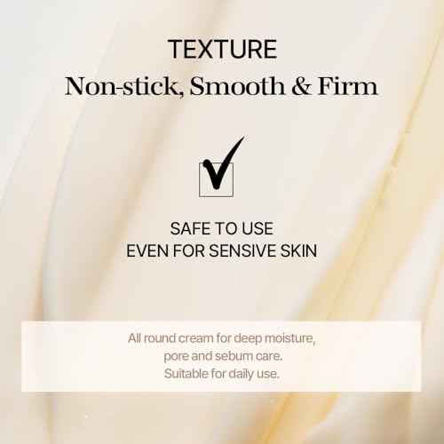 mixsoon Bean Cream - Deep Moisturizing, Hydrating and Smoothing for Face, Fermented Soybean Extract, Lightweight Non-Sticky Finish 65ml / 2.19 fl.oz. Korean Glass Skin Care