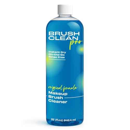 Original Makeup Brush Cleaner - Professional Cleanser for Makeup Brushes - Quick-Drying, Rinse-Free Formula - Removes Stubborn Waterproof Make Up, 32 oz
