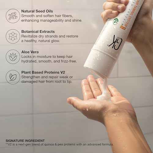 GK HAIR shampoo and conditioner set - Sulfate Free shampoo and Conditioner For Volumizing, Hydrating & Color Treated Hair-Made with Aloe vera, Parki Butter- Free of Parabens & Phthalates (10.1 Fl Oz)
