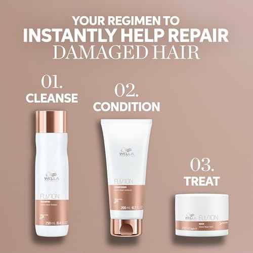 Wella Professionals Fusion Intense Repair Mask for Damaged Hair | Repairs, Strengthens & Protects Against Breakage for Smooth, Silky Hair | 5.07 Fl Oz