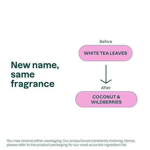ATTITUDE Liquid Hand Soap, EWG Verified, Plant and Mineral-Based, Vegan Personal Care Products, Coconut & Wild Berries Scent, 16 Fl Oz (Pack of 6)