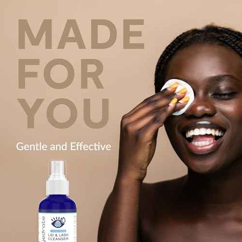 Lid and Lash Cleanser ? 4oz Glass Bottle ? Pure Hypochlorous Acid Spray for Soothing Dry Eye Irritation ? Daily Eyelid & Lash Cleanser?