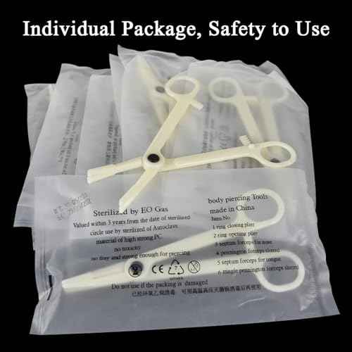 judero Belly Piercing Kit 16Pcs Belly Button Piercing Kit Includes 2Pcs 14G Belly Button Rings 1Piercing Clamp 4Piercing Kits 4Clean Pad 2Piercing Discs 1Marker Pen 2Gloves Piercing Supplies