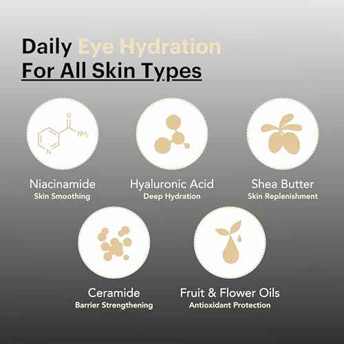 One Perfect Firming + Plumping Eye Cream with Hyaluronic & Ceramide Niacinamide Shea Butter Fruit + Flower Oils for a refreshed, Smooth Look, New & Improved Formula 20ml/0.68 fl. oz.