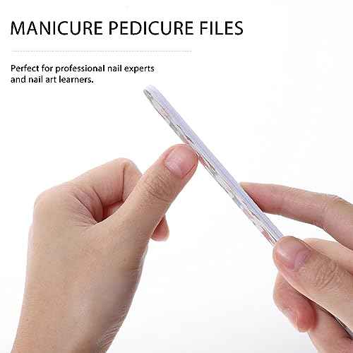 12Pcs Christmas Nail Files Double Sided Nail File and Buffers Emery Boards for Natural and Acrylic Nails Manicure Pedicure Tools Random Style
