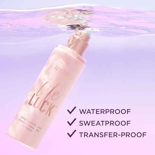 tarte Life Lock Hydrating Setting Spray ? 10-in-1 Weightless Mist with Hyaluronic Acid to Hydrate & Lock Long-Lasting Makeup, Waterproof, Sweatproof & Transfer-Resistant, Vegan & Cruelty Free