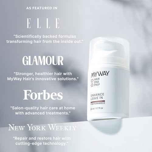 My Way Hair DNA Leave-In Conditioner ? Deeply Nourishing Treatment for Damage Reversal, Shine Revival, and Smoothness ? Paraben, Phthalate, Sulfate, and Cruelty-Free Hair Care (1.7 oz)