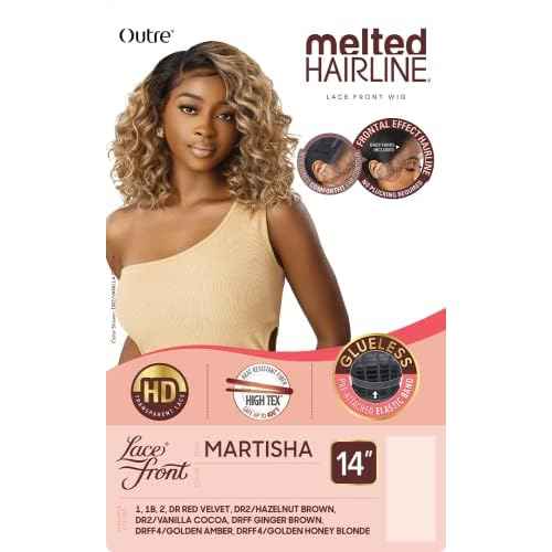 Outre Lace Front Wig - Melted Hairline - Martisha (DRFF4/GOLDEN AMBER)