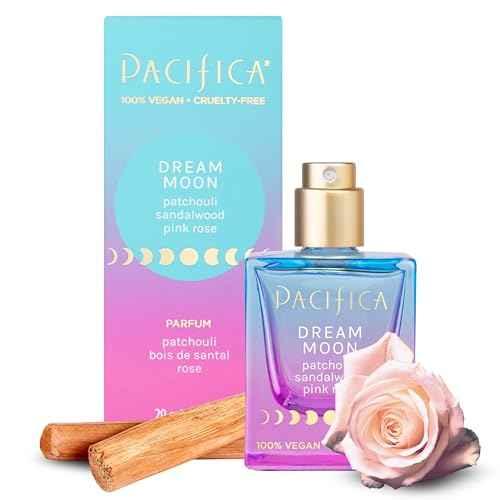 Pacifica Dream Moon Womens Spray Perfume 1 fl oz ? Long-Lasting Floral Woody Fragrance for Her - Rose, Patchouli, Sandalwood ? 100% Vegan, Cruelty-Free, Phthalate-Free Fragrance