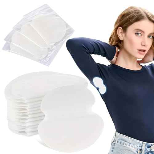 Underarm Sweat Pads for Women [100 Pcs], UOIRMI Armpit Pads for Sweating Women, Disposable Underarm Sweat Pads, Armpit Sweat Pads for A Whole Day Protection | Ideals for Workouts and Special