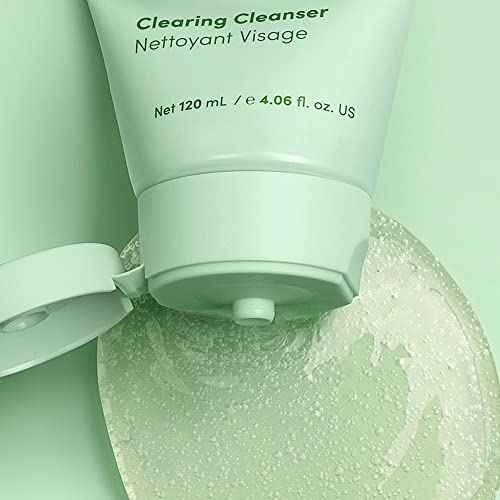 Sand & Sky Oil Control Gentle Face Cleanser with AHA & BHA - pH-Balanced Blemish Cleanser, Reduces Redness, For Oily Skin & Breakouts, 4.2 fl oz