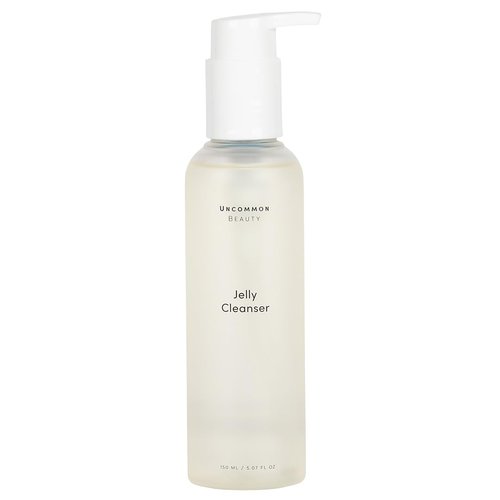 Uncommon Beauty Jelly Cleanser - Daily Gentle Face Wash and Makeup Remover with Aloe Vera Gel - All Skin Types, Vegan, Cruelty Free, Synthetic Fragrance Free, 5.07 FL OZ