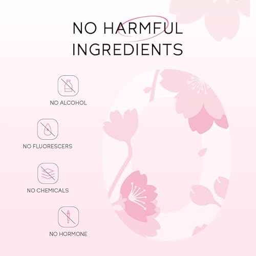 Cherry Blossoms Skin Care Sets, 5 PCS Routine Facial Skin Care for Women Teens Girls, Beauty Gifts Sets, Glow Up, Moisturizing, Even Skin Tone, for All Skin Type