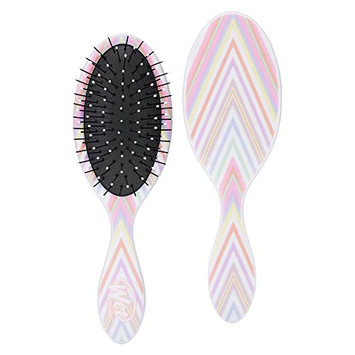 Wet Brush Kids Detangler Hair Brushes - Chevron - Midi Detangling Brush with Ultra-Soft IntelliFlex Bristles Glide Through Tangles with Ease - Pain-Free Comb for All Hair Types