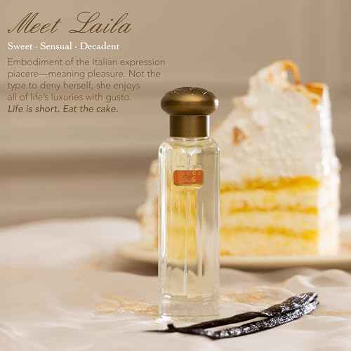 Tocca Laila Women's Perfume Travel Spray, 0.68 oz. (20 ml) - Bergamot, Vanilla & Amber, Sweet and Decadent Eau de Parfum