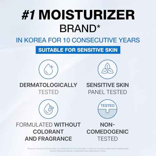 PHYSIOGEL Facial Moisturizer, Provides 120-hour Lasting Hydration Korean Skin care, Fragrance Free, Strengthens Skin Barrier, Lightweight Cream for Sensitive Skin, Ceramide, Squalane, 3.38 fl.oz