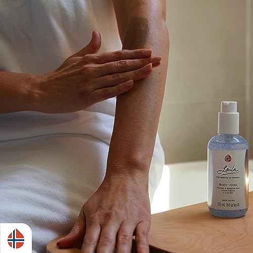 Geir Ness Laila Body Wash - Nourishing and Moisturizing Shower Gel - With Vitamin A and E - For Dry And Sensitive Skin - Rich and Fragrant Body Cleanser For Women