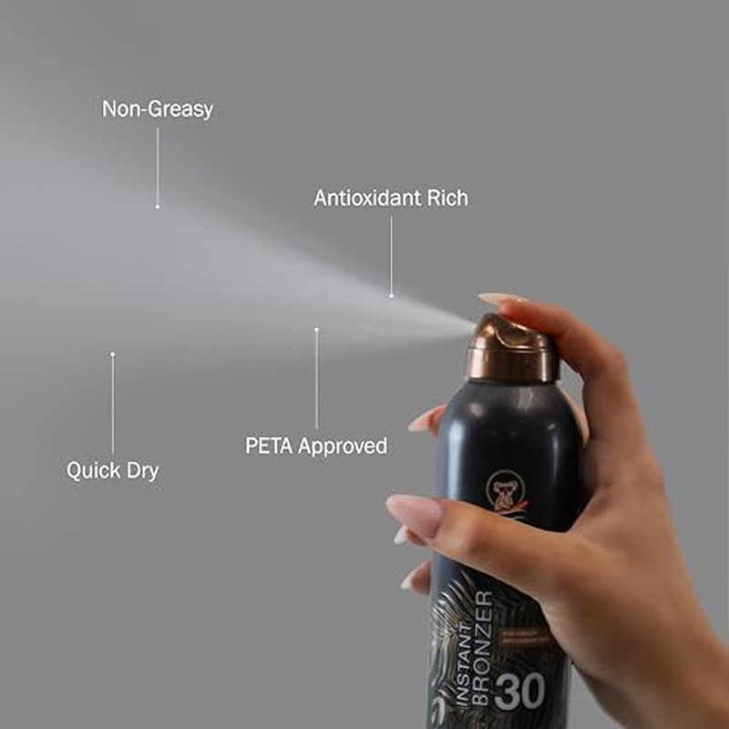 Australian Gold SPF 30 Continuous Spray Sunscreen with Bronzer