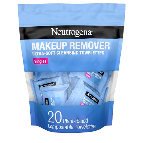 Makeup Remover Towelettes with Micellar Water, 25 ct