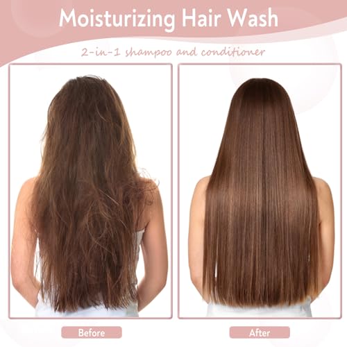 Travel Shampoo & Conditioner, 2 in 1 Shampoo Set Bulk, Mini Size Small Men Women Essential Cleansing Toiletries Amenities for Hotel, Shelter/Homeless/Nursing Home/Charity 0.34 Fl Oz(Pack of 100£©