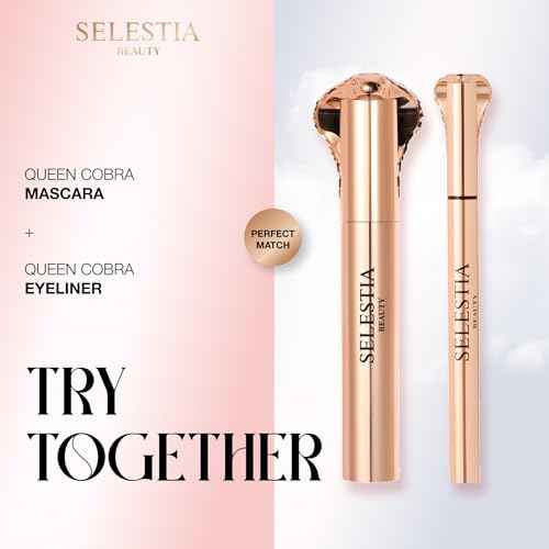 Black Liquid Eyeliner Pencil Queen Cobra ? Long-Lasting ? Quick-Drying, No Flaking ? Thin Applicator & Intense Color ? 0.016 fl.oz