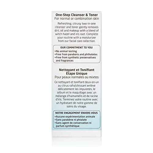 Weleda One-Step Face Cleanser & Toner, 3.4 Fl Oz