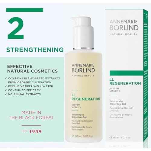ANNEMARIE B?RLIND ? LL Regeneration Revitalizing Blossom Dew Gel ? Sustainably Sourced Natural Facial Toner to Strengthen The Skin with Intense Moisture ? Step 2 of 5-5 Oz