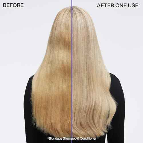 Redken Blondage Color Depositing Purple Conditioner For Blonde Hair - Tones & Moisturizes Brassy Hair