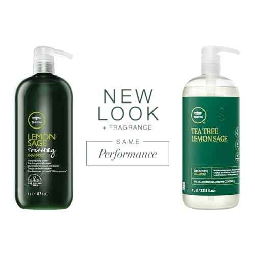 Tea Tree Lemon Sage Thickening Shampoo, Builds Body + Boosts Volume, For Fine Hair