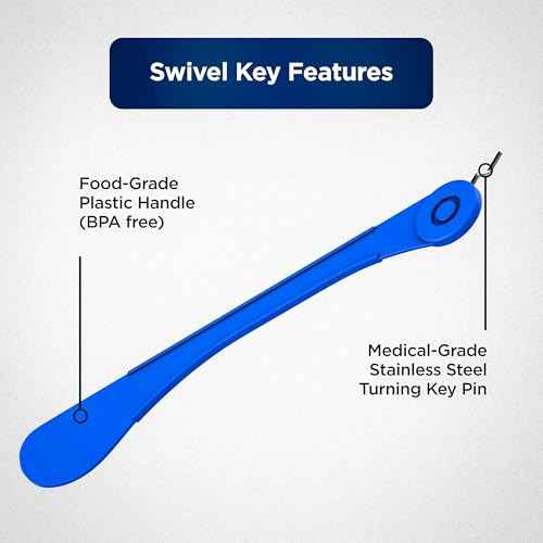 Galvanox Dental Orthodontic Expansion Swivel Key Tool for Palatal Expanders (6 Pack)