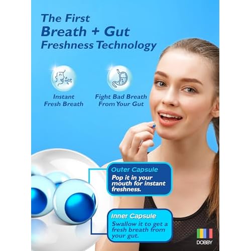 PaperMints CoolCaps - Instant Fresh Breath Mints Sugar-Free, 10 x Tubes of 18 capsules Extreme Bad Breath Treatment for Adults, Breath Freshener Pearls for Halitosis Treatment Keto-Friendly Peppermint