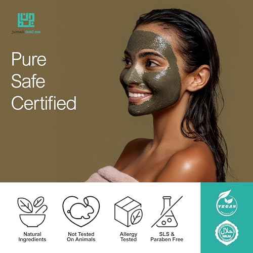 JUMAN Dead Sea Minerals Facial Care Set | For All Skin Types | Mask Set with Essential Oils & Plant Extracts | Nourishes, Protects & Restores | SLS & Paraben Free | Vegan | Pack of 3