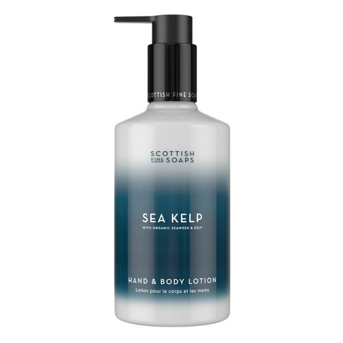 Scottish Fine Soaps Sea Kelp Hand & Body Lotion, Fresh Marine Scent with Green Fruity Notes, Mineral-Rich Formula, 300ml