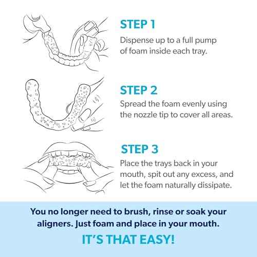 EverSmile AlignerFresh Original Clean Foam ? Cleaner Compatible w/Invisalign and All Clear Aligners & Retainers ? Eliminates Bacteria, Whitens Teeth, Fights Bad Breath ? 25ml (1 Pack)