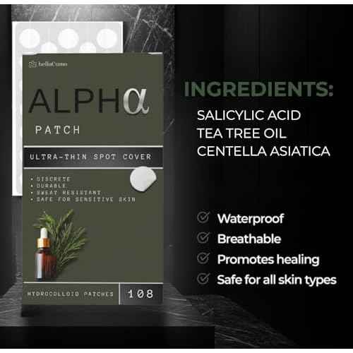 Clear Pimple Patches ? 108 Ct Hydrocolloid Acne Patches w/ Salicylic Acid & Tea Tree Oil ? Fast-Acting Zit Stickers for Face, Blemish & Spot Treatment ? Invisible, Waterproof, Gentle for All Skin