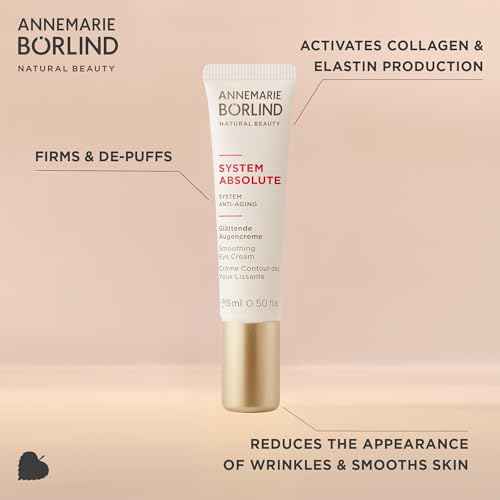 ANNEMARIE B?RLIND - SYSTEM ABSOLUTE Smoothing Eye Cream - Vitamin C, Darutoside and Caffeine Eye Wrinkle Smoothing - Tones, Plumps, and Rejuvenates - 0.5 Fl Oz