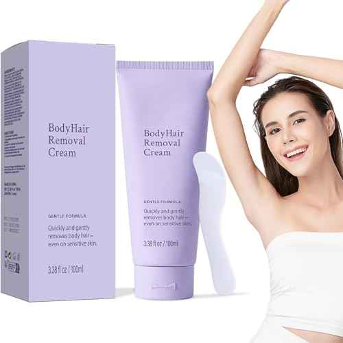 Facial Hair Removal Cream, Body Hair Removal Cream,Crema depiladora para mujer, Unisex Body & Skincare Depilatory Lotion with Spatula Applicator for Smooth Skin