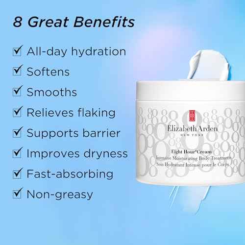 Elizabeth Arden Eight Hour Intensive Moisturizing Body Treatment, Dry Skin Lotion, Premium Skin Care