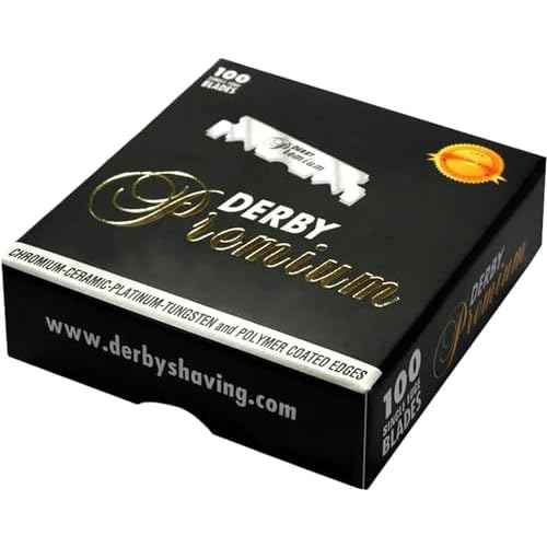 400 "Derby Premium" Single Edge Razor Blades for straight razor