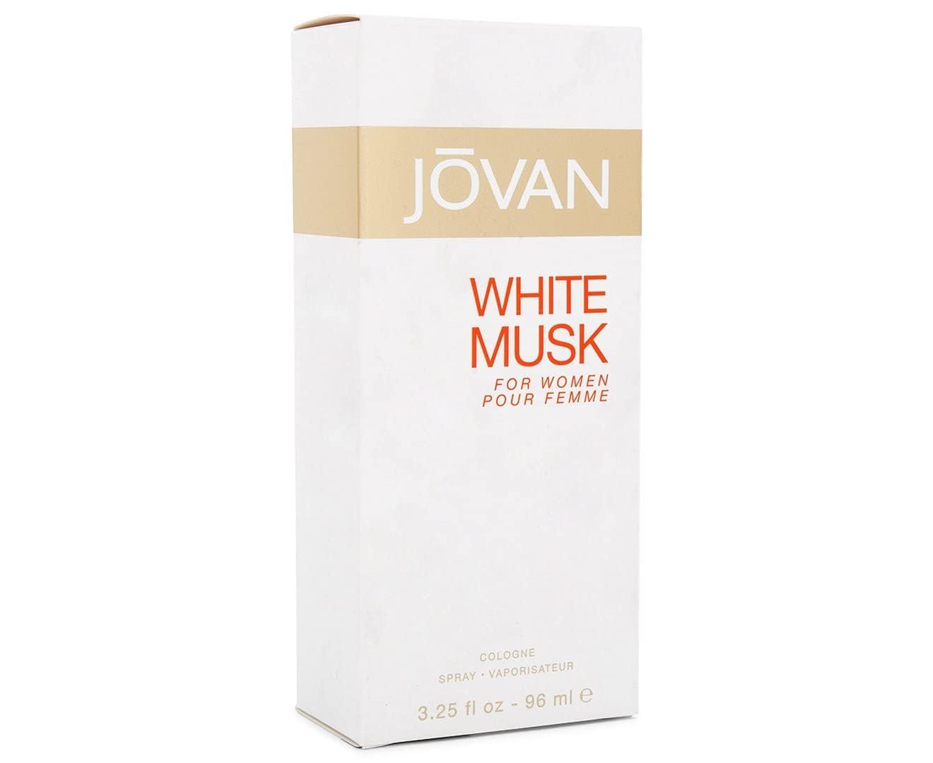 White Musk By Jovan For Women, Cologne Spray, 3.25-Ounce Bottle