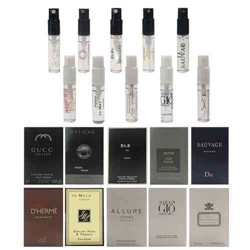 Men¡¯s Designer Fragrance Sampler Cologne Samples Set for Men Travel (10PCS)