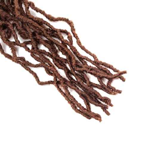 8 Packs Soft Locs Crochet Hair 18 Inch for Butterfly Locs Faux Locs Crochet Hair for Black Women (30#, 18 Inch(Pack of 8))