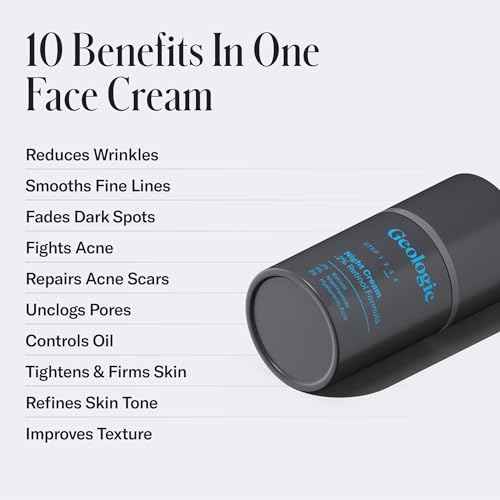 Geologie Retinol Anti-Aging Face Cream | Enhanced .2% Retinol Formula for Effective Results | Reduce Fine Lines & Wrinkles | Protect & Repair Skin With Hyaluronic Acid & Niacinamide | For Men & Women