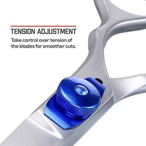 Suvorna 5.5 inch Barber Scissors | hair shears professional | haircutting scissors for adults | Hair Scissors Women & Men | Hairdresser Scissors | Hair Scissors Professional | Haircut Scissors.