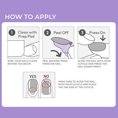 KISS imPRESS No Glue Mani Press On Nails, Design, 'Wild Venus', Pink, Medium Size, Almond Shape, Includes 30 Nails, Prep Pad, Instructions Sheet, 1 Manicure Stick, 1 Mini File