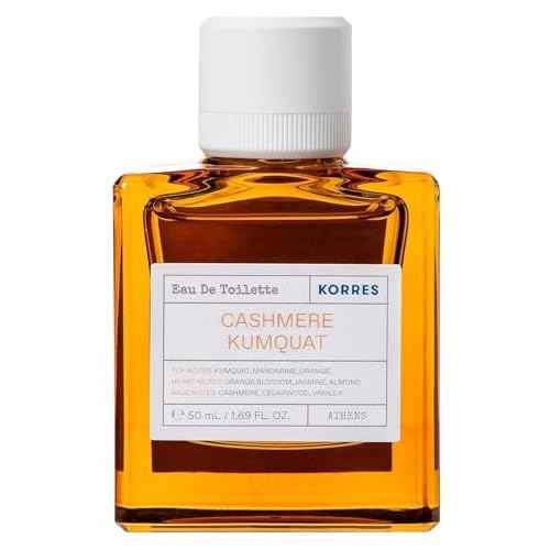 KORRES Eau de Toilette, Cashmere Kumquat Fragrance for Women and Men, Citrus Floral Woody Perfume with Orange Blossom, Vanilla & Cedarwood, Inspired by Greek Island Scents, 1.69 Fl Oz