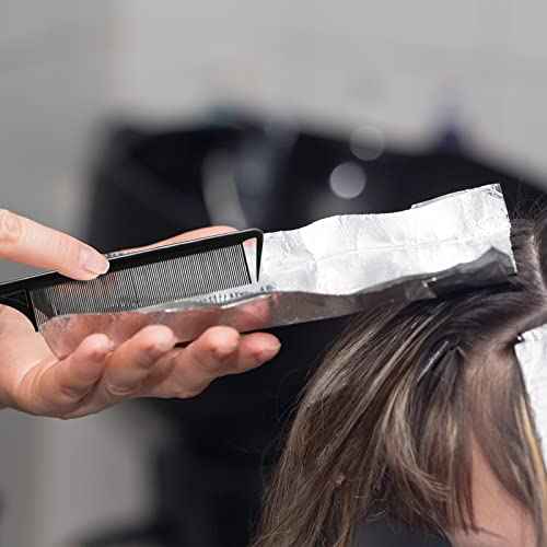 Highlight Comb Set, 6 Piece Set, Weaving, Sectioning, Styling, and Hair Dyeing Combs Professional Weaving Styling for Foiling and Balayage Coloring(Various Style)