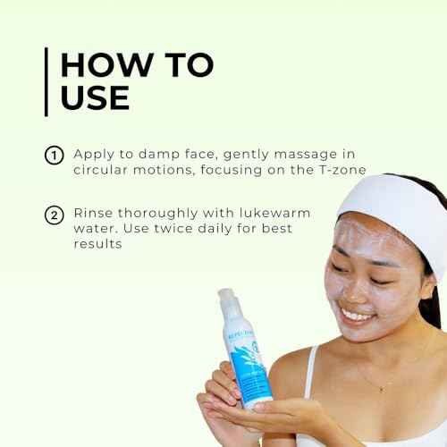 Repechage T-Zone Balance Cleansing Complex For Combination Skin - Hydrating Daily Facial Cleanser with Squalane, Helps Minimize Pores, Balancing Face Wash for Oily, Combination Skin, Soap-Free, 6 oz.