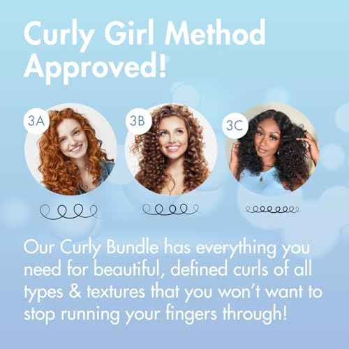 MopTop Curly Hair Care Kit - Detox Shampoo, Gentle Shampoo, Daily Conditioner, Moisturizing Curl Gel, Lightweight Hold Hair Care Products for Wash Day Routine